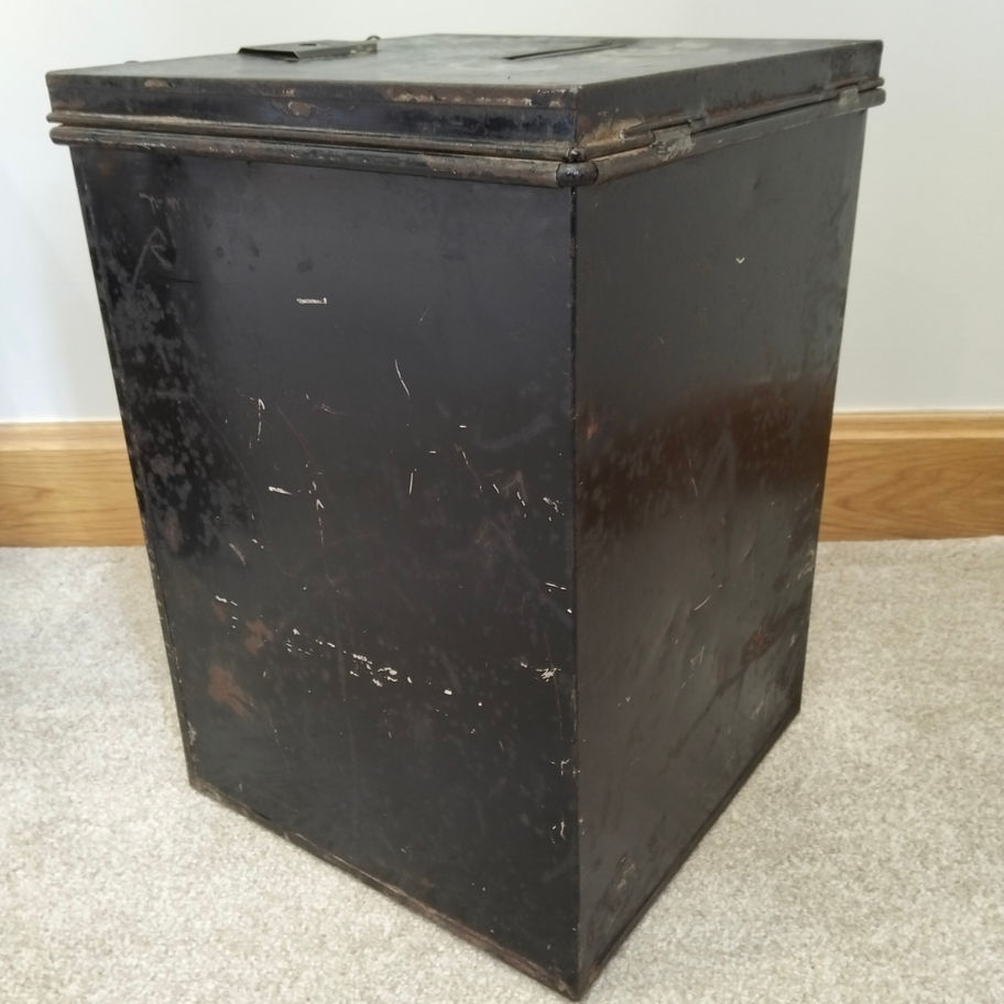 Vintage British Aerospace Pension Scheme Industrial Metal Application Box No. 17