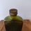 Прев'ю: Antique early 20th century green ribbed poison bottle with original stopper/lid