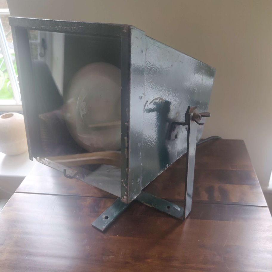 Vintage metal spot light BTH ( British Thomson Houston)