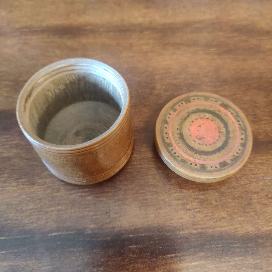 Vintage probably Tunbridge ware hand made sandle wood box