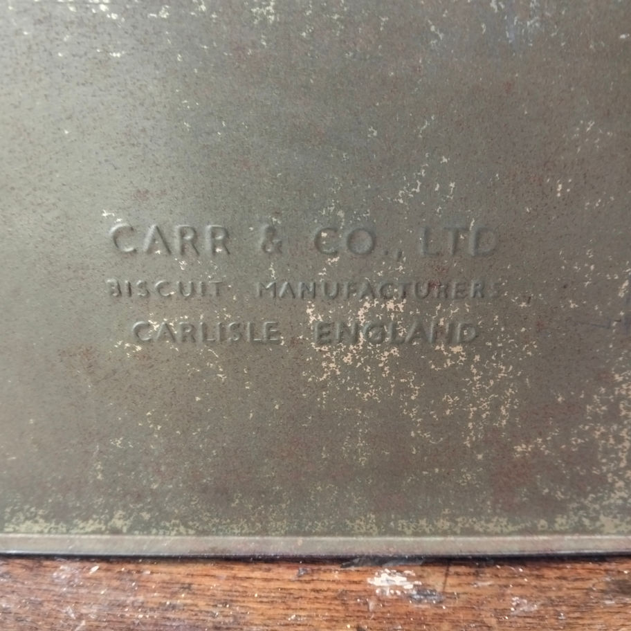 Vintage Carr & Co Ltd “Jewel Box” Biscuit Tin – Carlisle, England