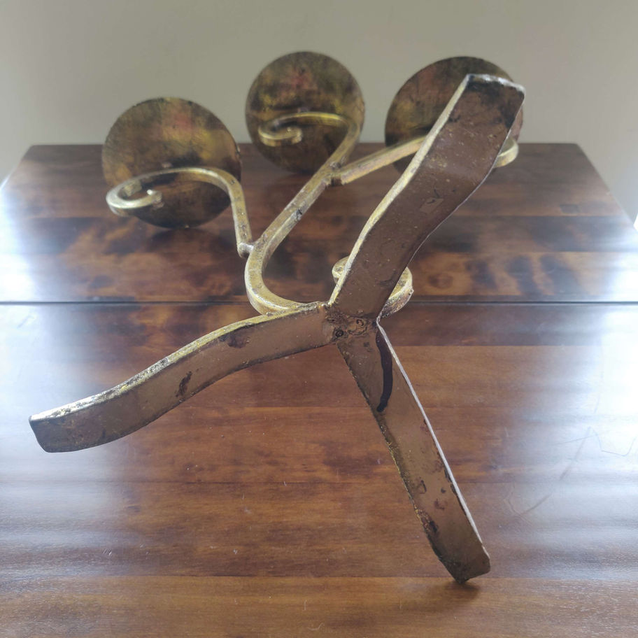 vintage three tier candle holder