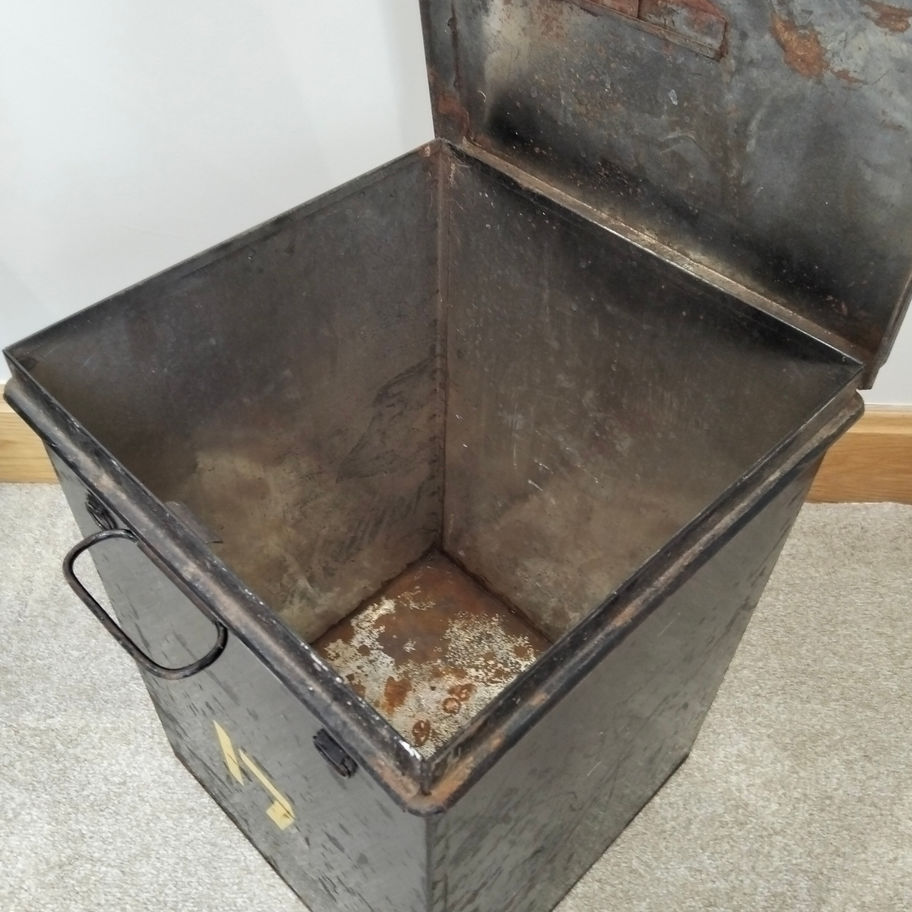 Vintage British Aerospace Pension Scheme Industrial Metal Application Box No. 17