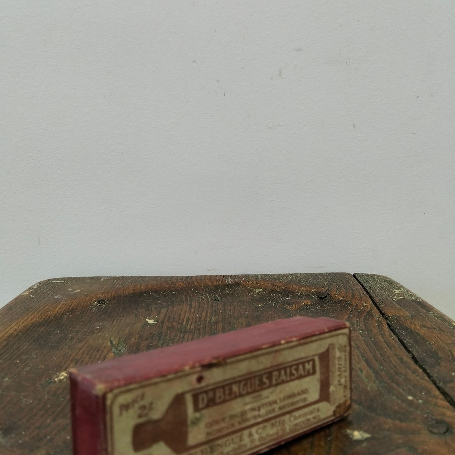 Antique Dr Bengues balsam cardboard box french original and rare!!!