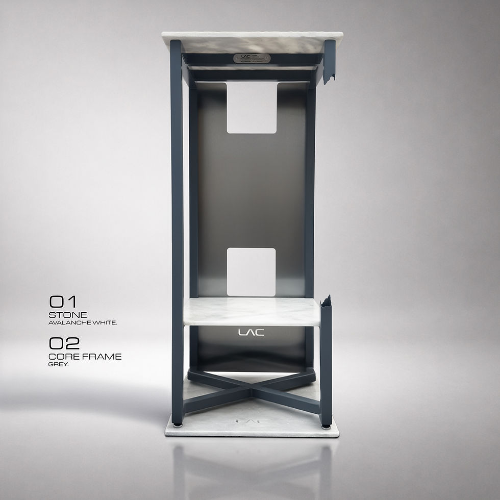 Living Art Concepts CORE 0.1 Aquarium Stand - Front View
