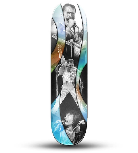 Freddie Mercury | skateboardart