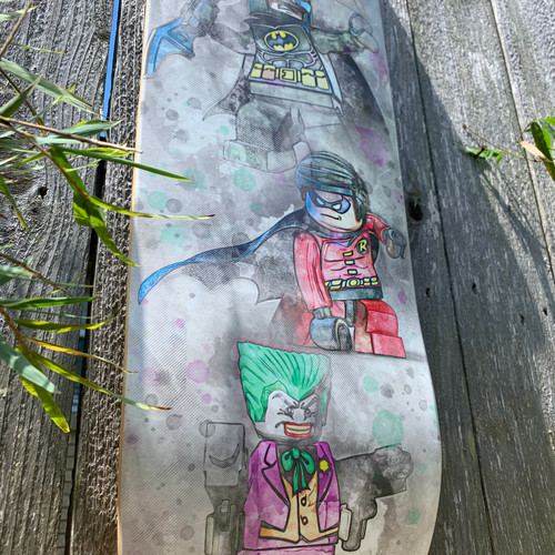 Lego Batman skateboardart