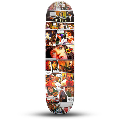Pulp Fiction Comic Strip | skateboardart