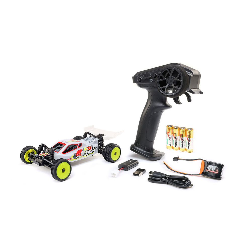 Miniatura: LOS-00007T1 LOSI 1/24 MICRO-B 2WD BUGGY RTR BIANCA