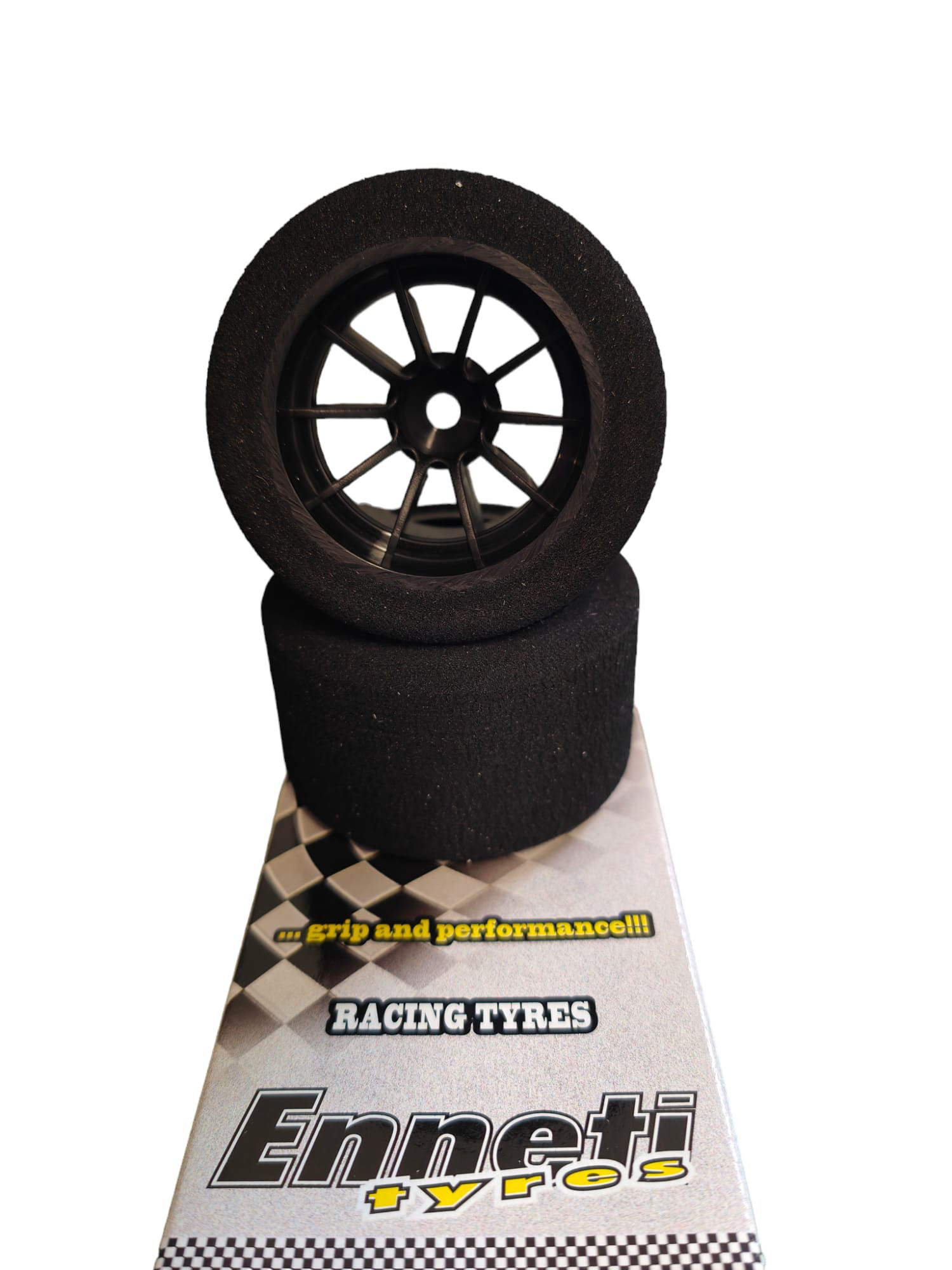 F104-REAR 30 - GOMMA SPUGNA 1/10 EL POSTERIORI PER F1 (63mm)