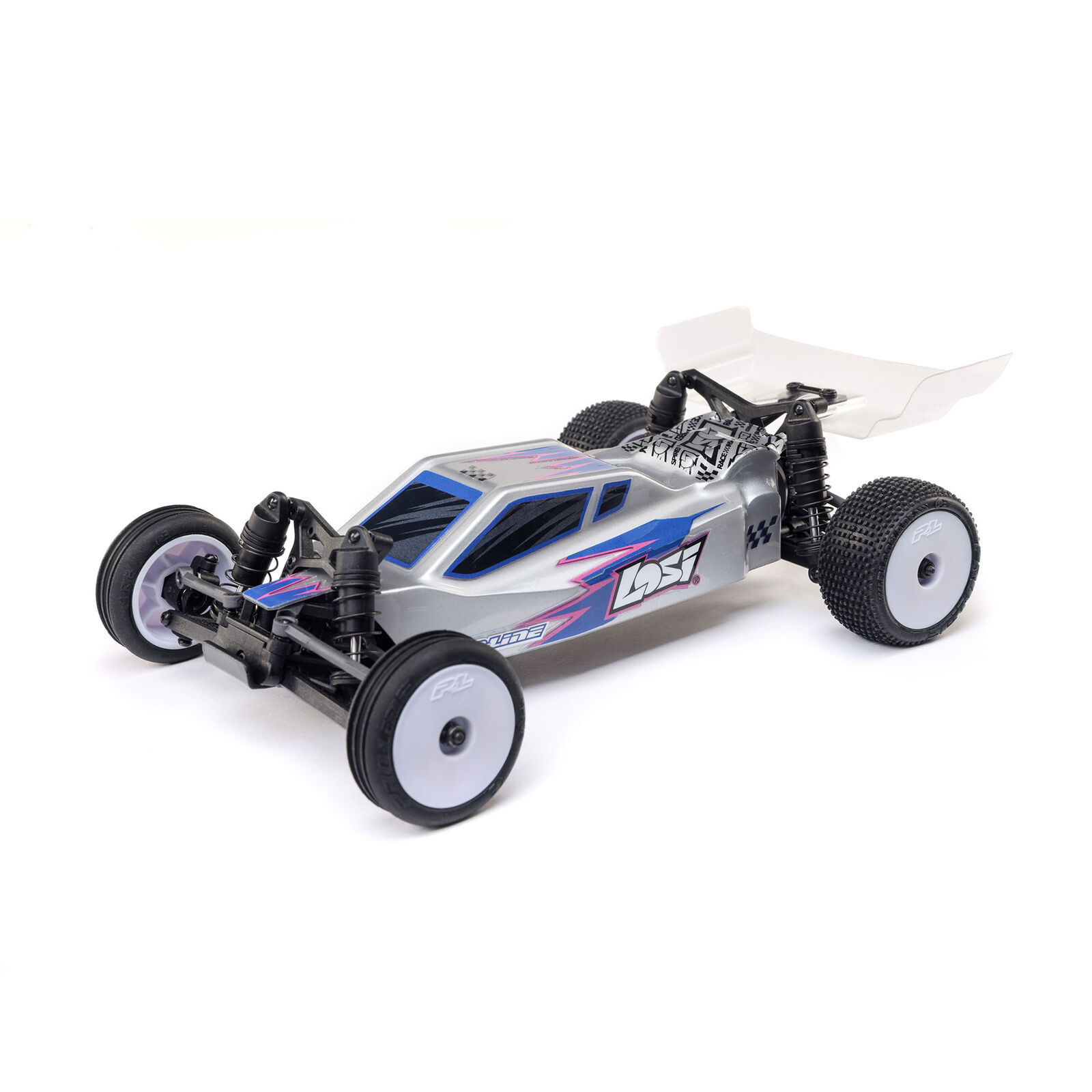 LOS-00007T2 LOSI 1/24 MICRO-B 2WD BUGGY RTR SILVER
