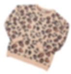 Pale pink leopard print jumper