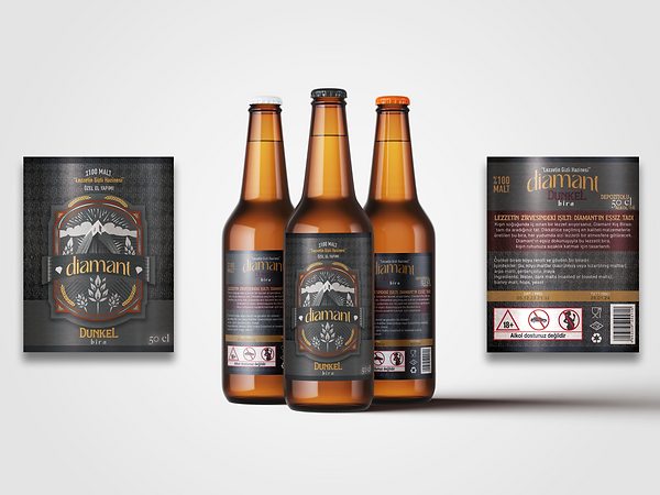 şişe bira etiket tasarımı