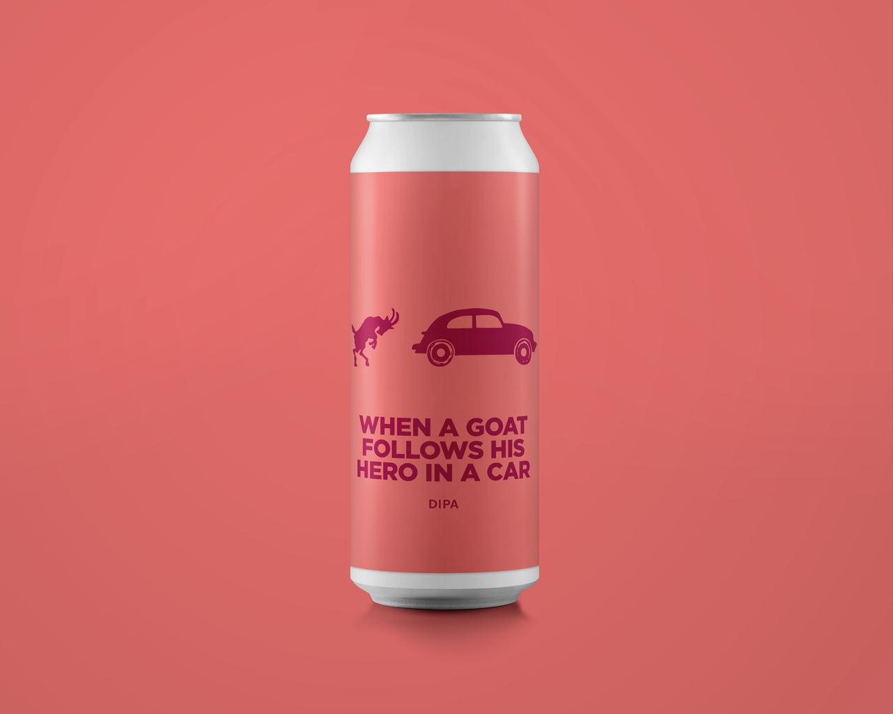 Pomona Island WHEN A GOAT FOLLOWS HIS HERO IN A CAR DIPA 8% Pomona Island WHEN A GOAT FOLLOWS HIS HERO IN A CAR DIPA 8%