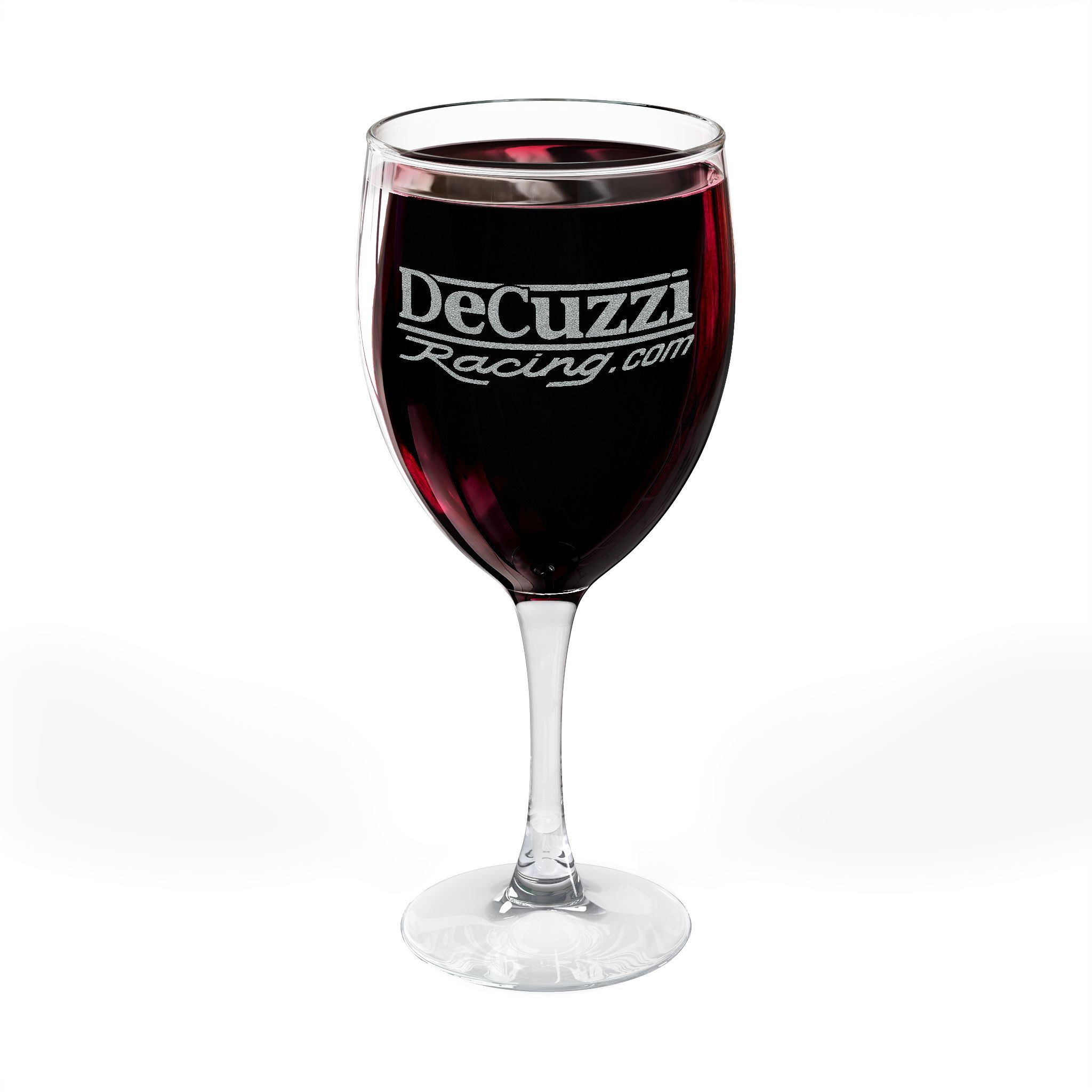 DeCuzzi Racing | Engraved 10.5oz Wine Glass | Stemware