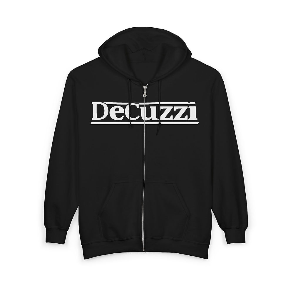 Thumbnail: DeCuzzi Vintage Signature | Zip Hoodie | Zip-Up Hooded Sweatshirt