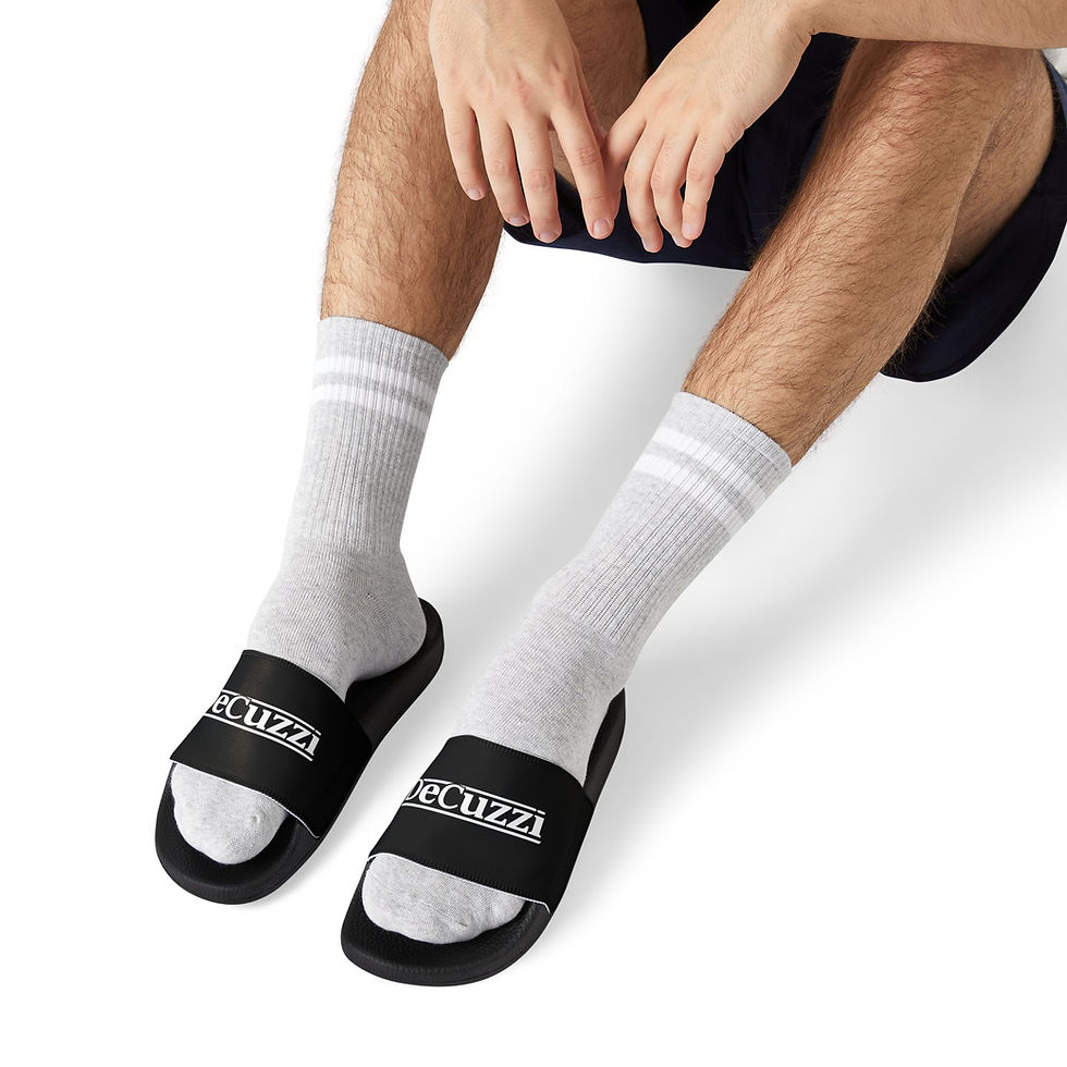 Thumbnail: DeCuzzi Vintage Signature | Slide Sandals | Removable-Strap Sandal