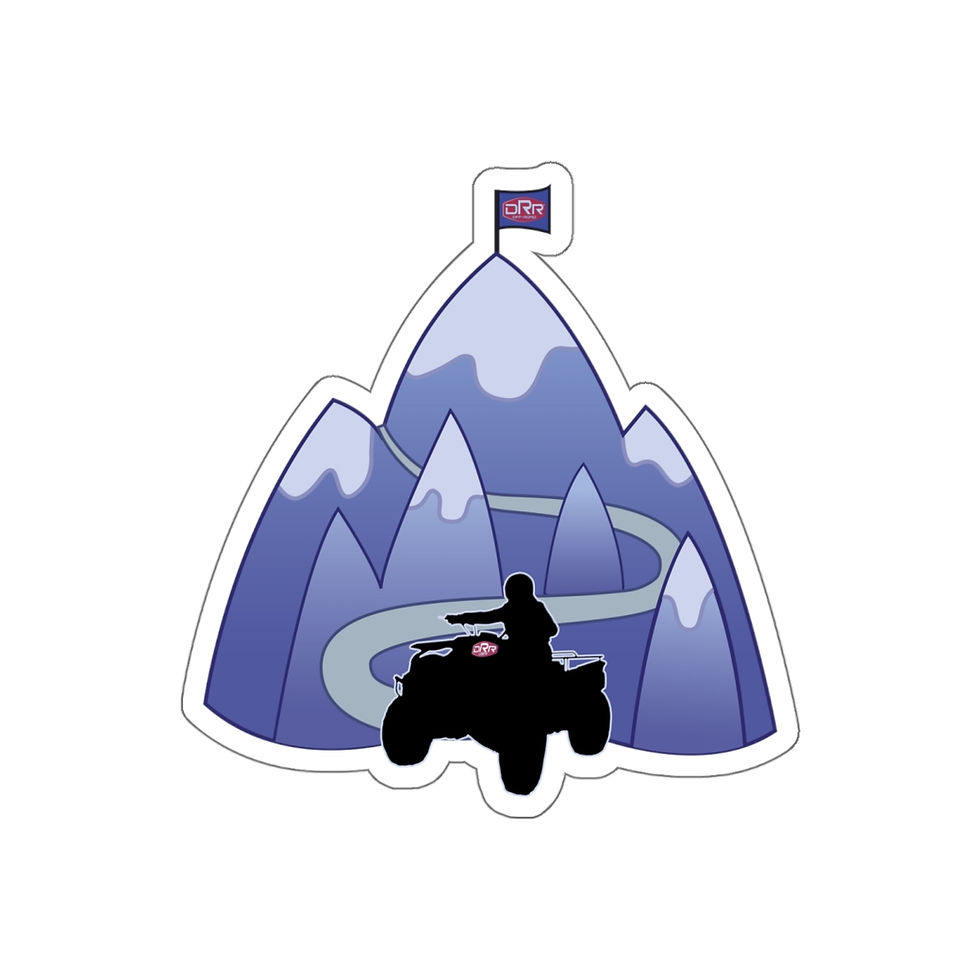 Thumbnail: DRR ATV Mountain Rider Die-Cut Sticker
