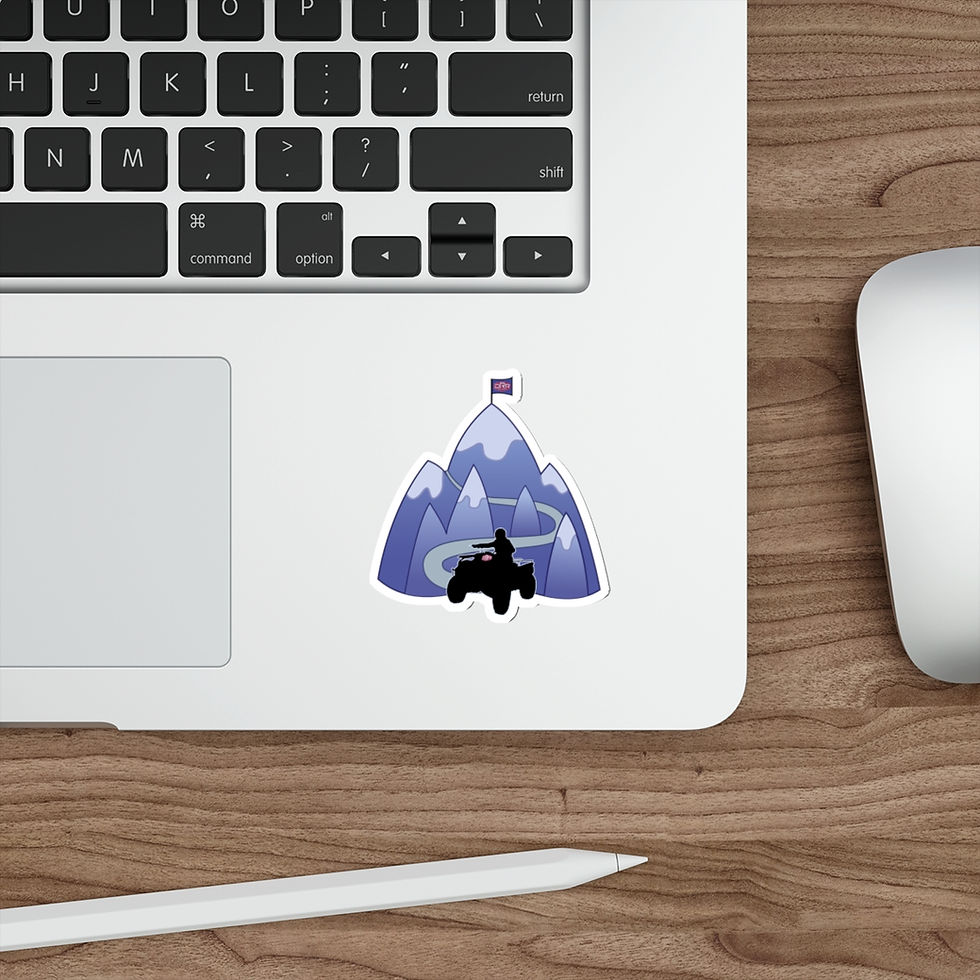 Thumbnail: DRR ATV Mountain Rider Die-Cut Sticker