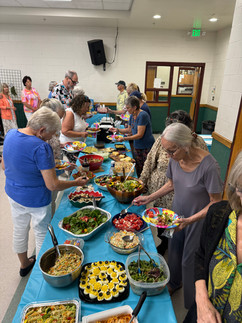 2024 Tampa Orchid Club Installation Luncheon buffet 