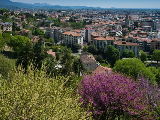 La città di Bergamo è ancora più bella in primavera