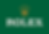 Luxury Rolex watch brand's serif font logo with crown logo mark