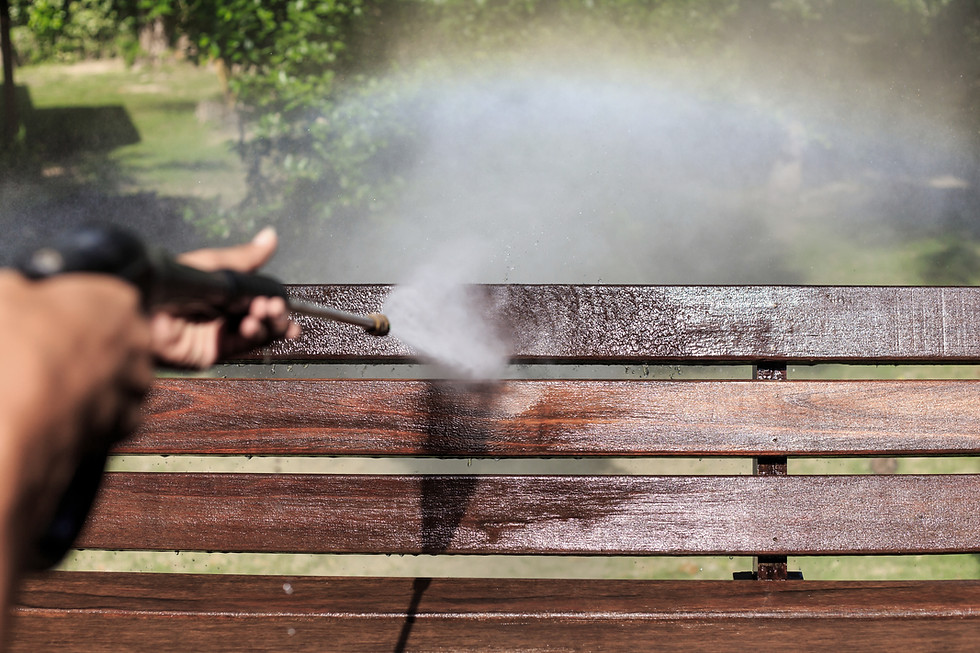 Pressure Washing Bench