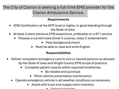 EMS PROVIDER – FULLTIME STATUS