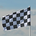 Black and White Flag