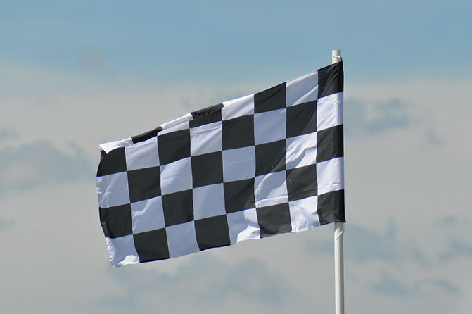 Black and White Flag