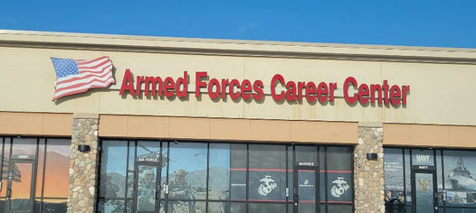 Channel letters/logo for Armed Forces Career Center in Rapid City