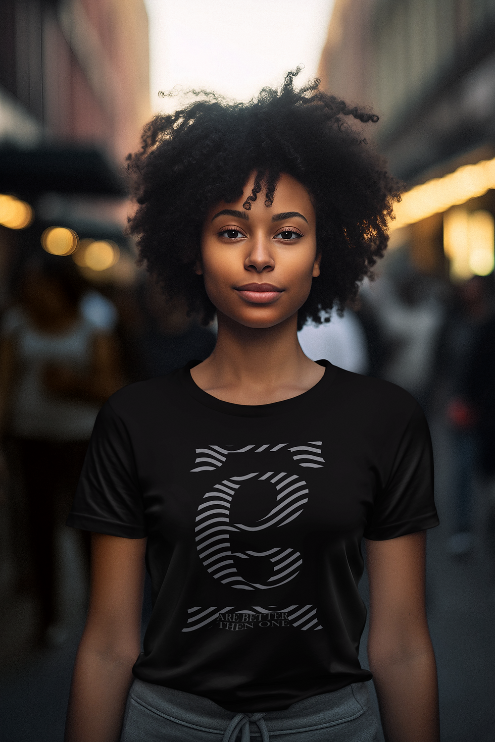 Thumbnail: Two Are Better Than One – Ge’ez Script T-Shirt