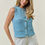 Thumbnail: Sleeveless Button Down Knit 