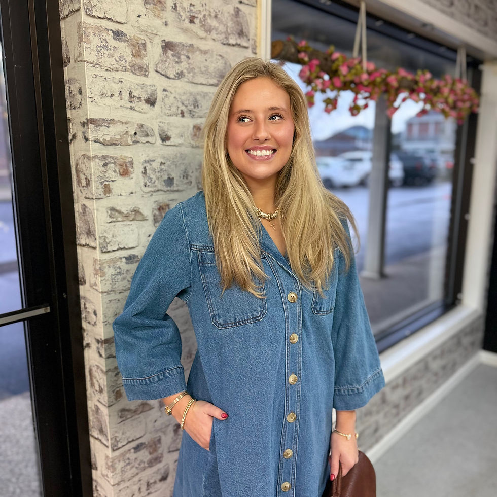 Thumbnail: Denim Button Front Midi