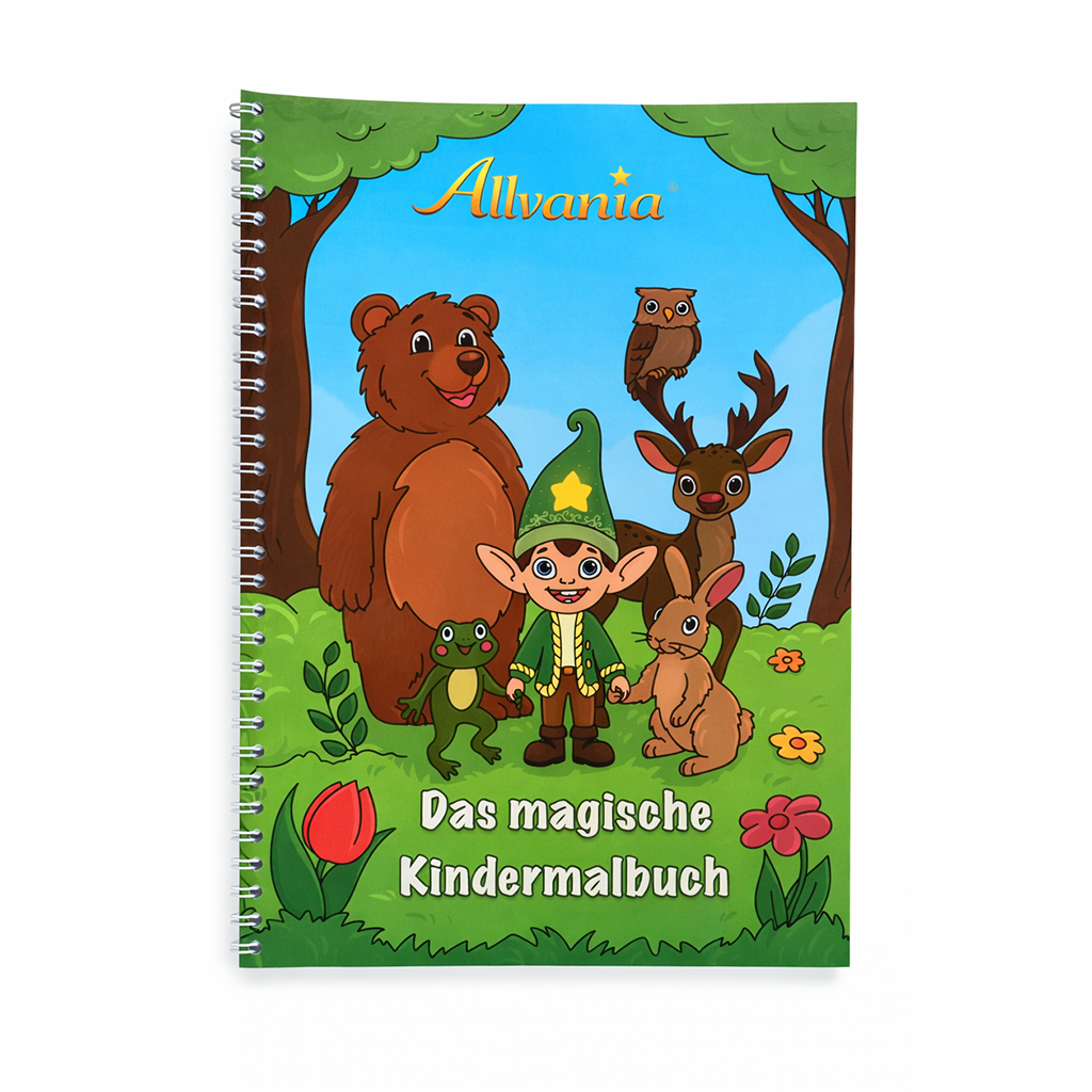 Allvania Kindermalbuch