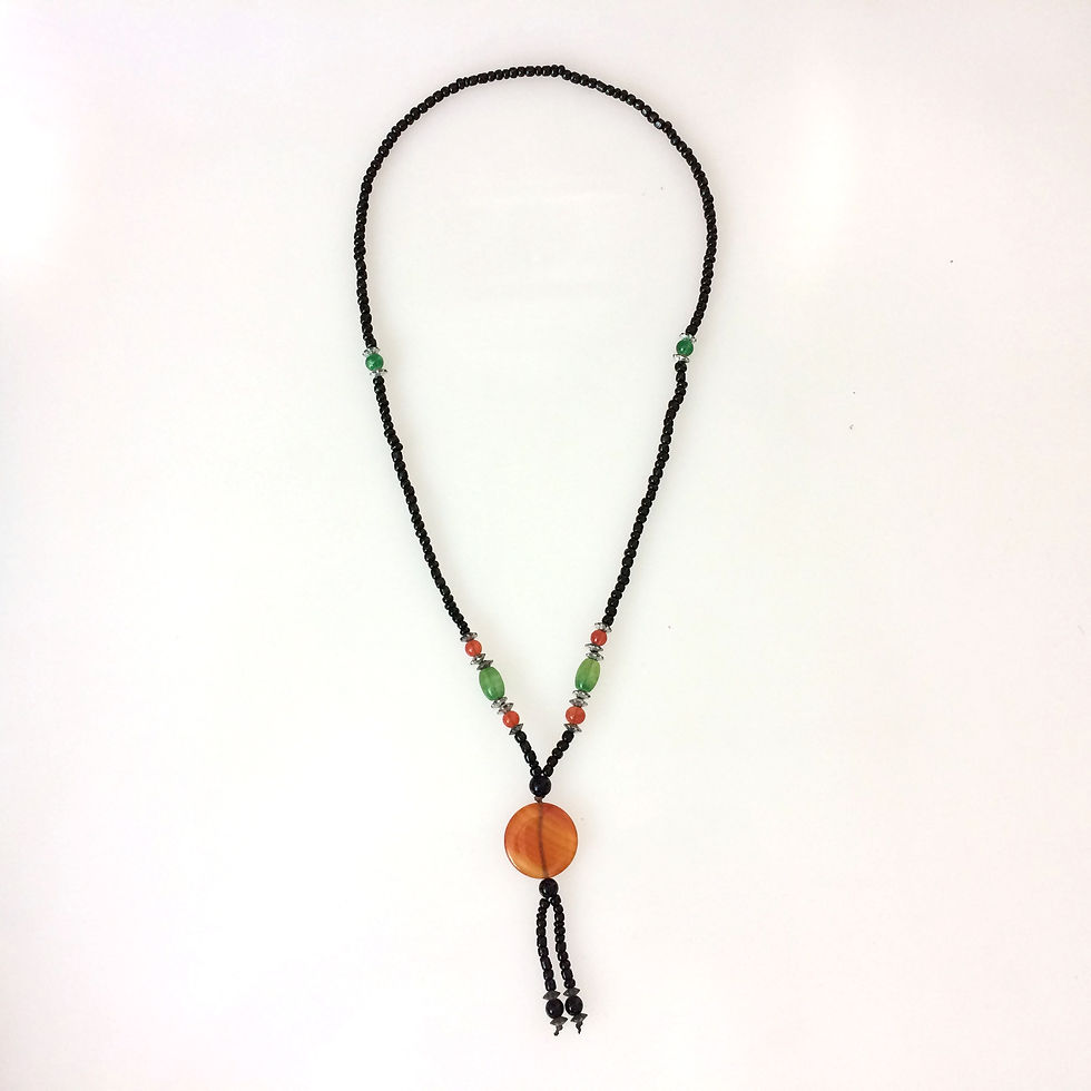 Miniatura: Collana in Pietra e perline - Senegal