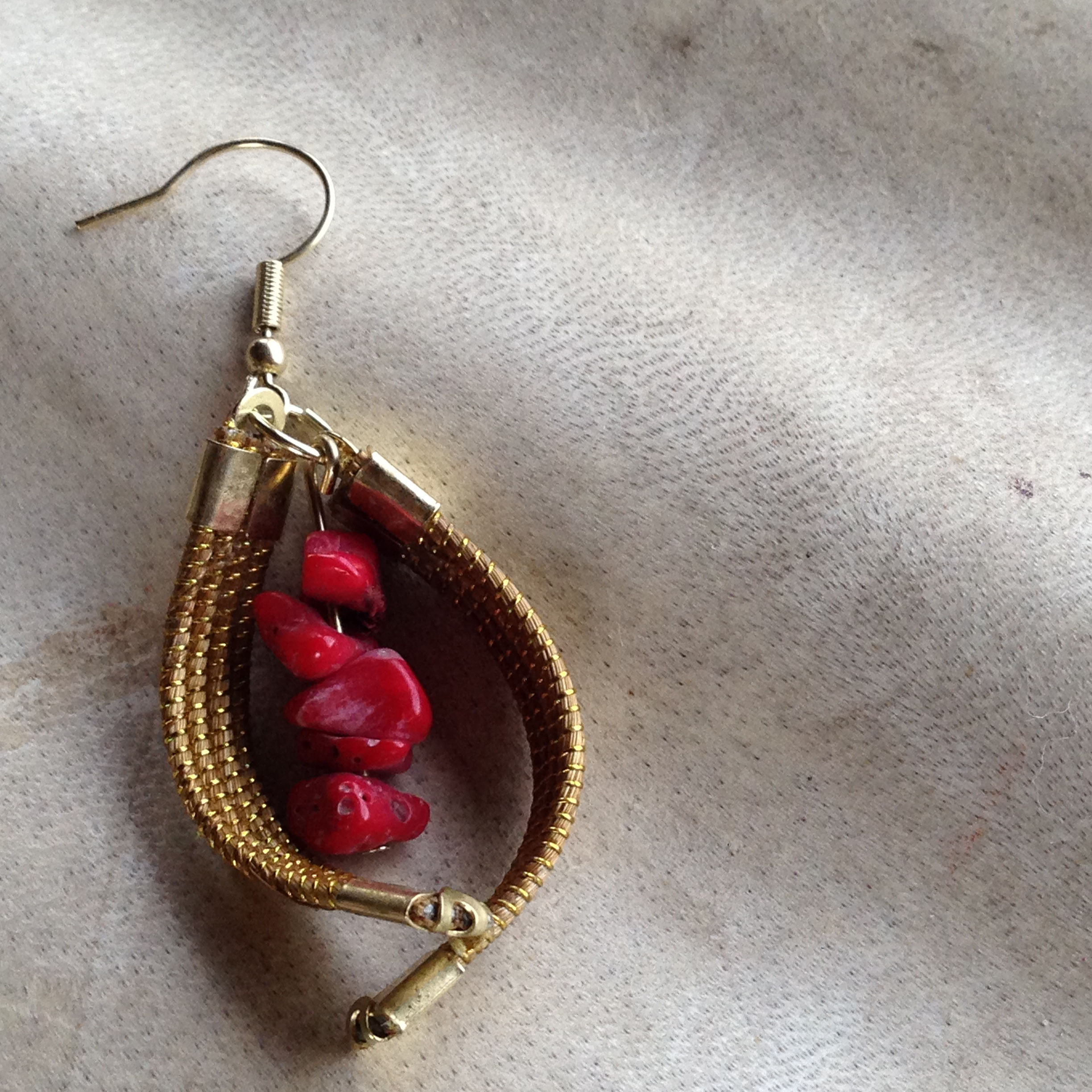 Campo Grande R - Orecchini Capim Dourado - Brasile