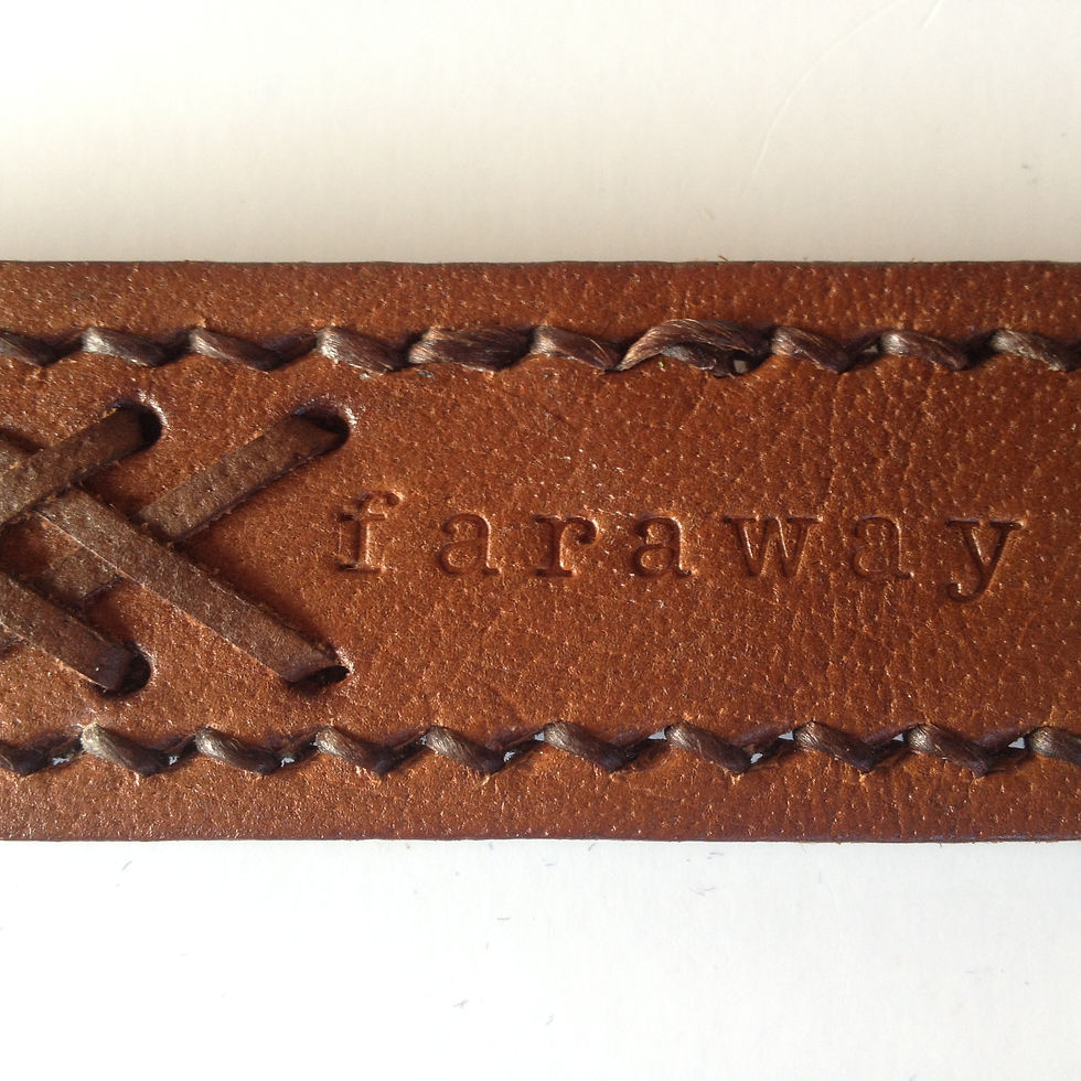 Miniatura: Bracciale Regolabile Faraway Vera Pelle Uomo/Donna