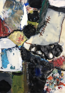 Encaustic Abstract Paintings