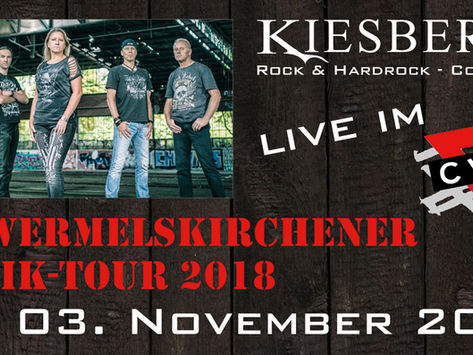 Sa, 03.11.2018 | KIESBERCH live: "11. Wermelskirchener Musik Tour 2018", CVJM WK