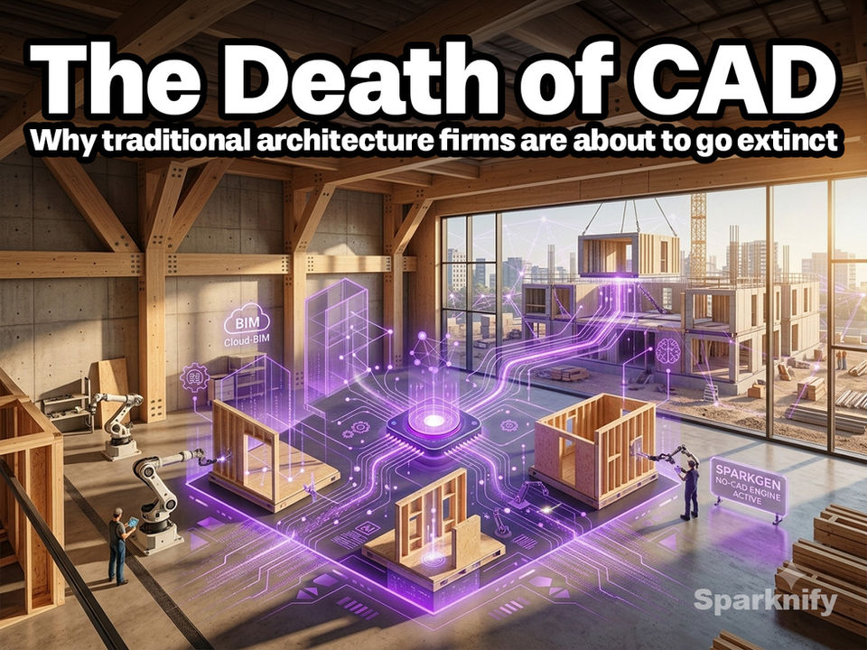 The Death of CAD: Why traditional architecture firms are about to go extinct