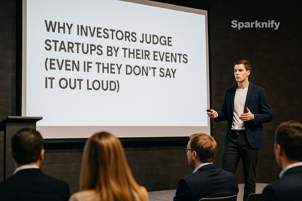 Why Investors Judge Startups by Their Events (Even If They Don’t Say It Out Loud)