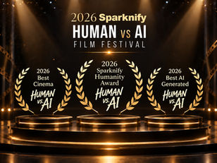 Down The Hatch wins the 2026 Sparknify Humanity Award, The Way You Sea Me receives the Best Cinema Award, and BENCH is named Best AI-Generated Film.