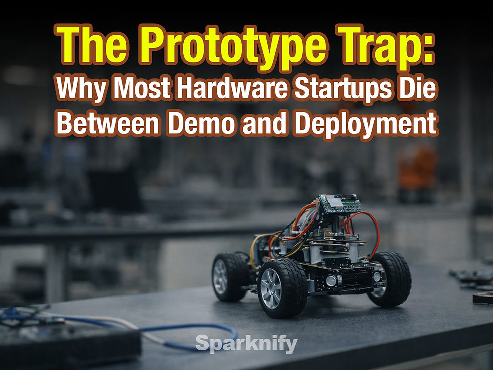 The Prototype Trap: Why Most Hardware Startups Die Between Demo and Deployment
