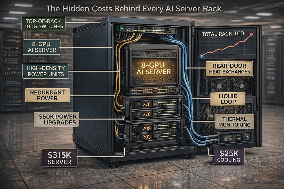 Hidden Costs Behind Every AI Server Rach