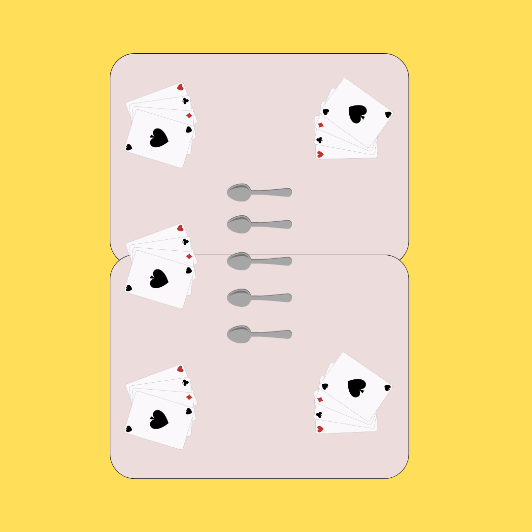 How to play Spoons