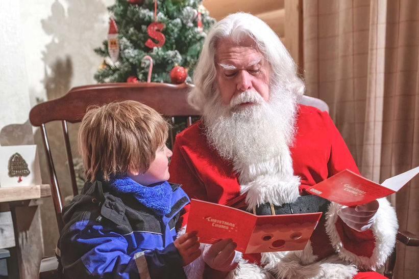 Santa Claus and Child