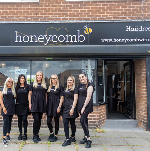 Honeycomb Hairdressers Pensby Salon Wirral Hair Team