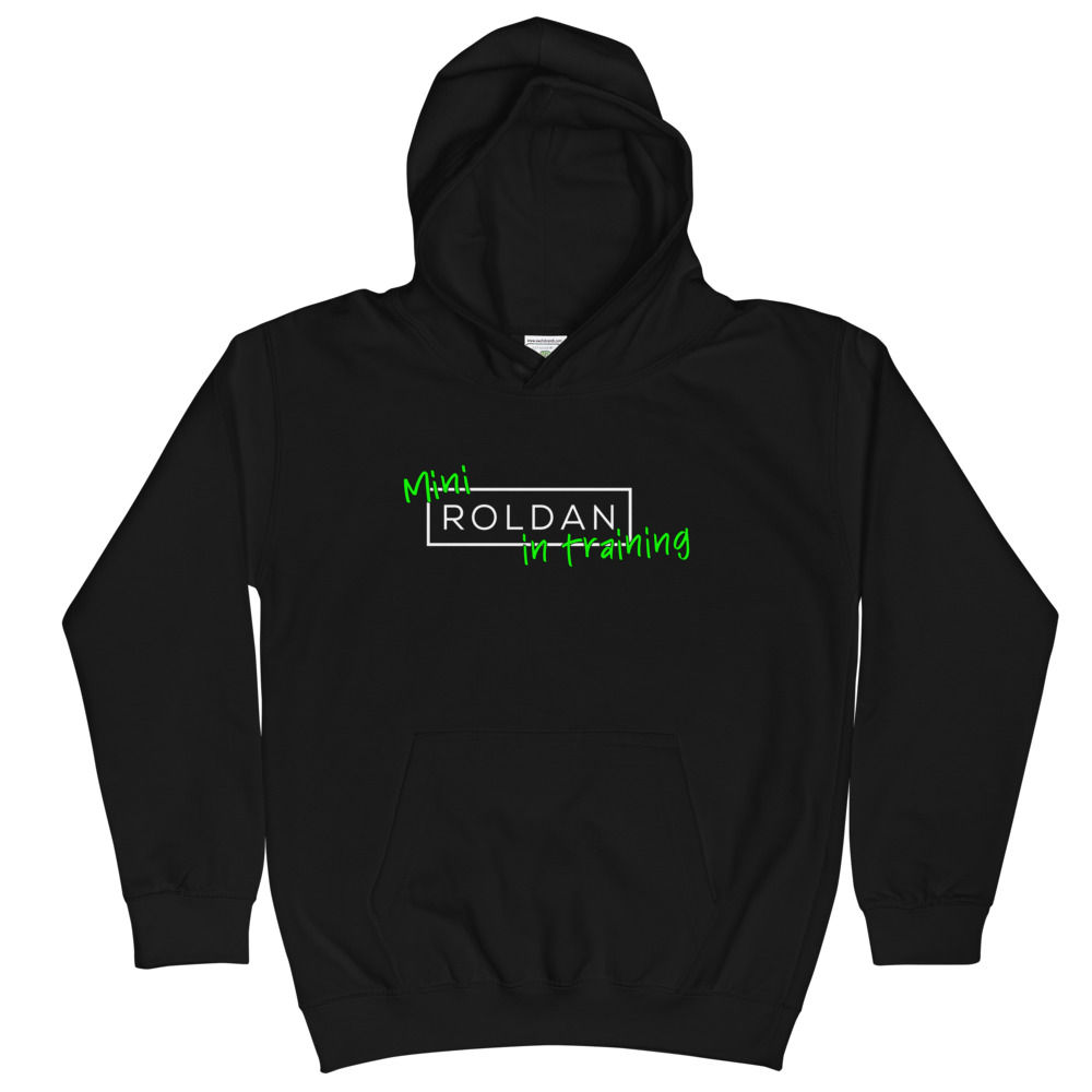 The Roldan, In-Training, Youth Hoodie, Black