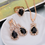 Thumbnail: 18k Teardrop Crystal Rhinestone Jewelry Sets 